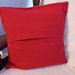 Cuscino arredo rosso Natale