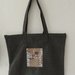 Shopper cotone grigio