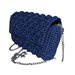 Pochette all'uncinetto Blu