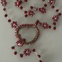 Collana Red Flower 