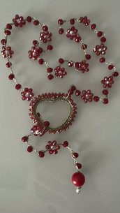 Collana Red Flower 