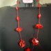 Collana pietre rosse