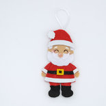 Babbo Natale decorazione natalizia, 12.5 cm x 7 cm