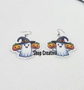 Orecchini halloween fantasma