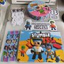 kit addobbo tavolo compleanno stumble guys personalizza scatoline porta confetti regalini fine festa