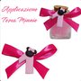 Applicazione decorazione bomboniera minnie compleanno battesimo segnaposto sacchetto barattolo profumatore diffusore scatola