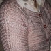 Cardigan all'uncinetto lana lucida