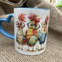 Tazza -Mug in ceramica Crazy Chitcken Lady