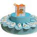 Bomboniera torta 20 fette simba re leone calamita piedini body palloncino nascita battesimo compleanno centrale profumatore diffusore personalizzabile 