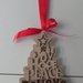 fuoriporta legno crepla albero di natale merry christmas handmade laser regalo decorazione dietroporta personalizzato