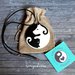 collana Ying yang animals