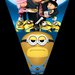 Festone Minions personalizza striscione bandierine triangolari