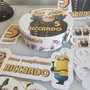 Torta finta base polistirolo lecca lecca chupa chups scenografica Minions