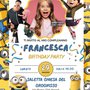 8 Biglietti cartacei Minions personalizza inviti festa compleanno