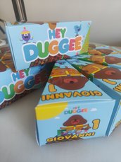 12 fette scatoline torta scenografica Hey Duggee