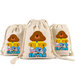 10 Sacchetti in cotone Hey Duggee personalizza porta confetti