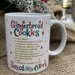 Tazza -Mug in ceramica Ricetta Gingerbread Cookies