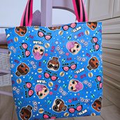 Borsa Lol per bambine e ragazze, borsa shopping, borsa da viaggio, borsa danza, tote bag