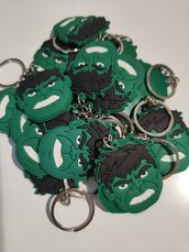 10 portachiavi zaino scuola personalizzati Hulk regalini fine festa