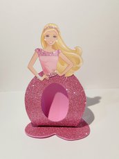 Porta ovetto Kinder Barbie idea compleanno gadget fine festa ovetti cioccolato Ken 