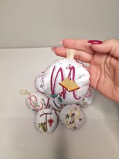  Palline di Natale Cucite a Mano Personalizzabili