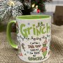 Tazza -Mug in ceramica Grinch Natalizio