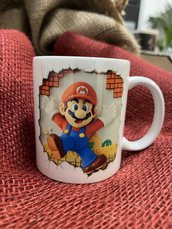 Tazza in ceramica -Super Mario Bros salta