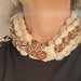 Collana scaldacollo beige