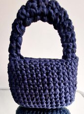 Hobo bag blu