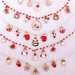 Collana con charms smaltati Natale