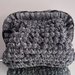 Clutch bag nera glitterata