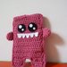 Astucchio Mostro rosa per Iphone 