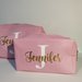 Beauty case piccolo grande portaoggetti creme rosa nero none personalizzato idea regalo natale 