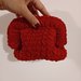 Mini bag clutch pochette rossa