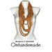 20191689 Collana lunga collana legno naturale collana bavaglino collana multifilo collana strati rilievo collana boho schic collana maxi by OMHANDeMADE