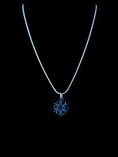 Collana Acciaio Fiocco di Neve