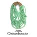 20191549 Collana verde menta, collana lunga collana multifilo collana strati rilievo collana bavaglino collana fitta di perline sovrapposte collana donna, collana dichiarazione, collana maxi, bijoux by Omhandemade