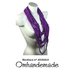 20191614 Collana viola, collana lunga multifilo stratificata rilievo collana audace collana bavaglino collana maxi collana bavaglino collana boho dichiarazione idea regalo per lei by OMHANDeMADE 