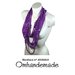 20191614 Collana viola, collana lunga multifilo stratificata rilievo collana audace collana bavaglino collana maxi collana bavaglino collana boho dichiarazione idea regalo per lei by OMHANDeMADE 