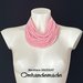 20232147 collana rosa collana multifilo  strati collana girocollo rosa imitazione quarzo collana 16 fili stratificati con supporto in pelle by Omhandemade 