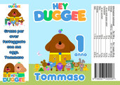 30 Buste sacchetti patatine piccole Hey Duggee personalizzate con nome