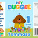 30 Buste sacchetti patatine piccole Hey Duggee personalizzate con nome