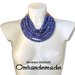 20232165 Collana blu imitazione lapis in resina, collana multifilo  collana bavaglino collana strati collana rilievo collana colletto pelle collana idea regalo per lei by Omhandemade 