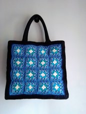 borsa granny uncinetto