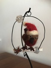 Passerotti, decorazioni di Natale