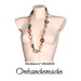 20222019 collana catena dorata verde verde menta panna beige pesca e nera collana colorata ad anelli assemblati trasformabile by Omhandemade