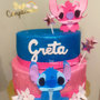 Torta scenografica Stitch