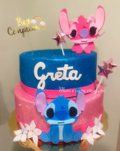 Torta scenografica Stitch