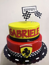 Torta scenografica Ferrari ❤️