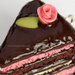 Shabby chic Cake Charm - Chocolate
